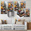 Urban Collage I - Impression de collages abstraits sur métal-1975228886