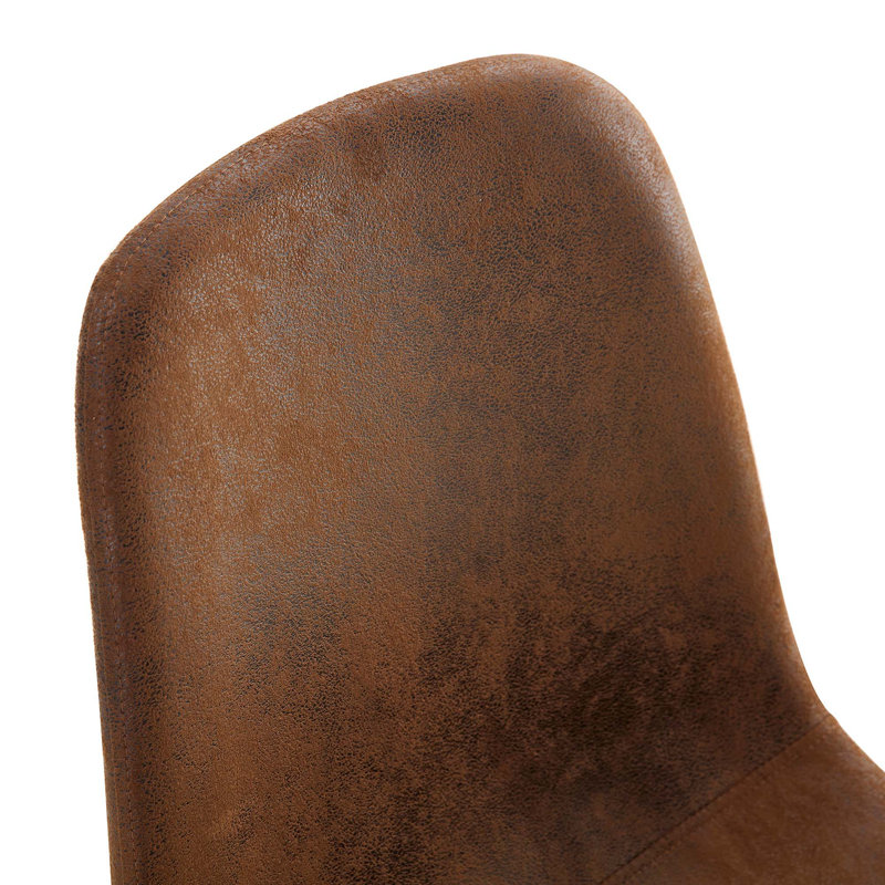 Ensemble de chaises d'appoint rembourrées de style médiéval moderne avec tissu en lin doux et pieds en métal noir