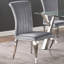 Chaise d'appoint rembourrée en velours Javery-1599590056