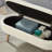 Luxury Oval Boucle Storage Ottoman Bench With Wood Legs 350Lb Weight Capacity & Safety Hinge-786931517