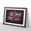 Union Jack Brick Wall Graffiti - Picture Frame Graphic Art Print-56864412-56864411