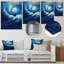 - Salon d'art mural en métal nautique et de plage-99555174
