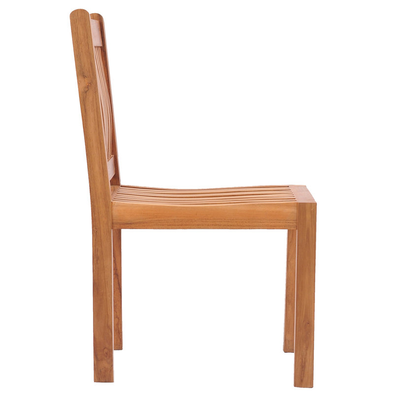 Catriona Outdoor Teak Dining Side Chair