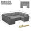 Grand canapé modulaire en U Seybert-101957195