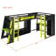Lit mezzanine simple en L en bois-1825641333