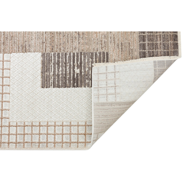 Tobias Rectangle Geometric Area Rug, Rectangle 240 x 330cm