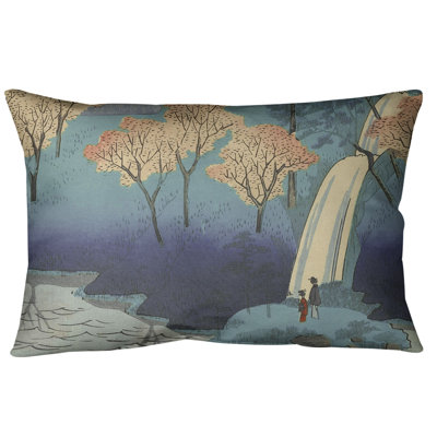 Coussin lombaire chiyogaike étang