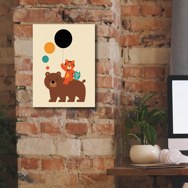 Millwood Pines «Little Explorer» par Andy Westface, art mural sur toile, 40 po x 54 po, H 16 po x l 12 po x P 0,75 po