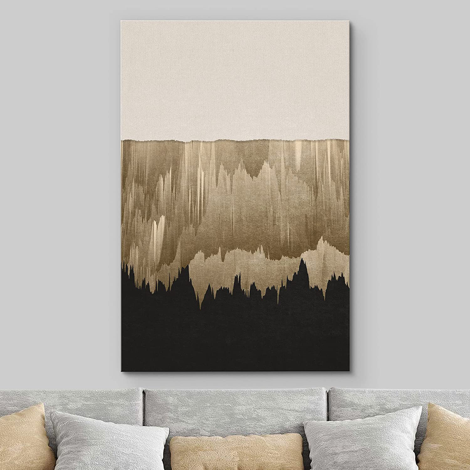 IDEA4WALL Minimal Landscape IDEA4WALL Canvas Print Wall Art Duotone ...