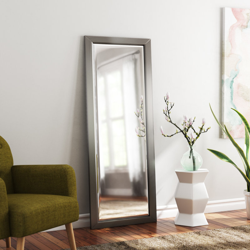 Dematteo Wood Flat Mirror, 62.5" x 24.5"