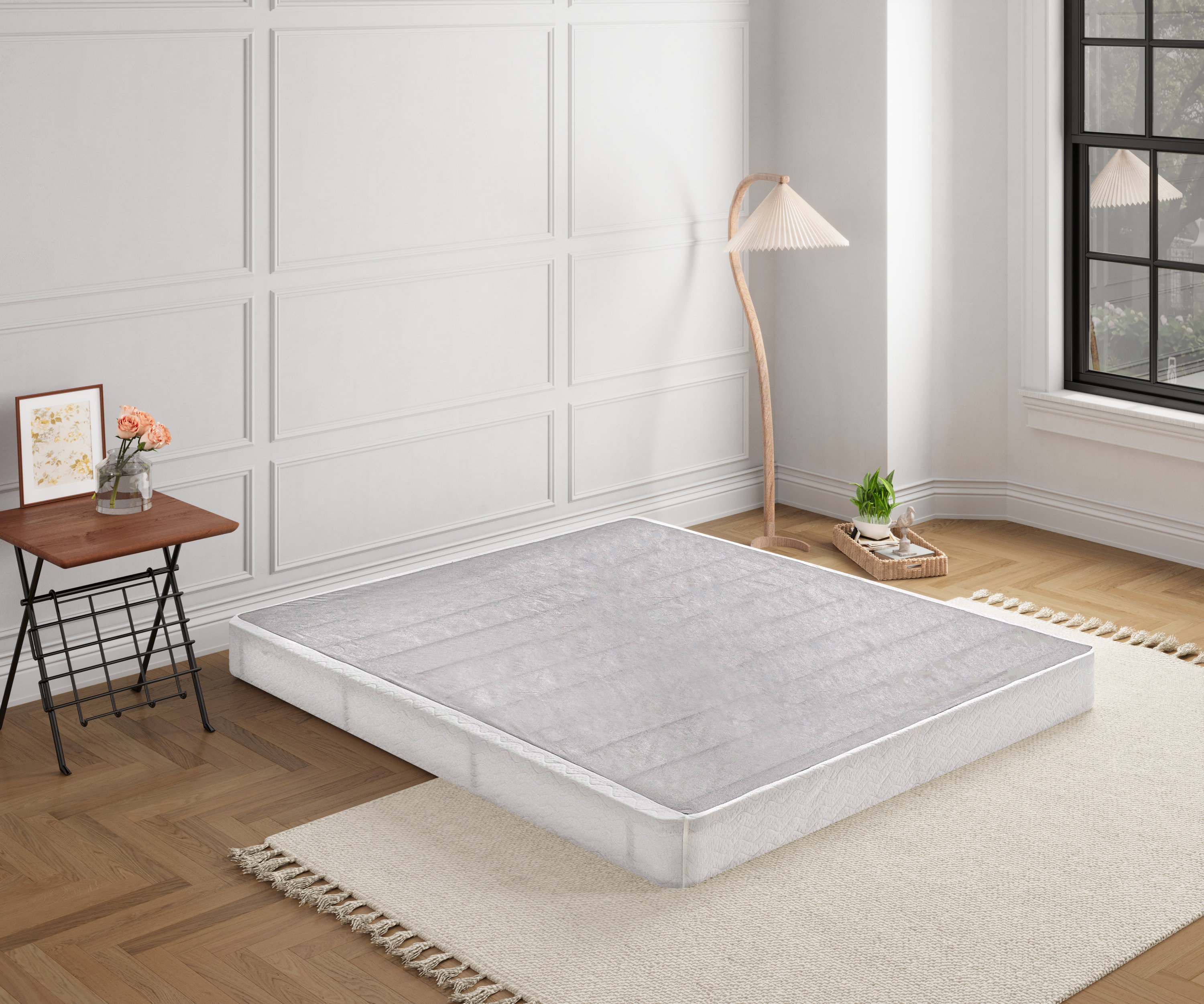 Alwyn Home Varian Easy Assembly Metal Box Spring Multiple Sizes