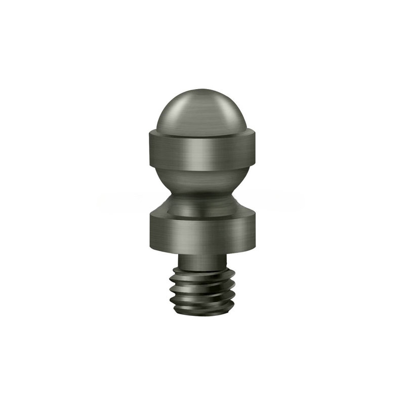 Deltana CHAT003 Acorn Tip in PVD Polished Brass, Antique Nickel