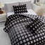 Premium Duvet Cover Set Dotty Pattern Double Brushed Microfiber Reversible With Zipper Closure & Corner Ties-122499627