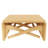 Transformer Coffee Table, 2 In 1 Table, Expandable Dining Table, Natural Wood, Variable Height