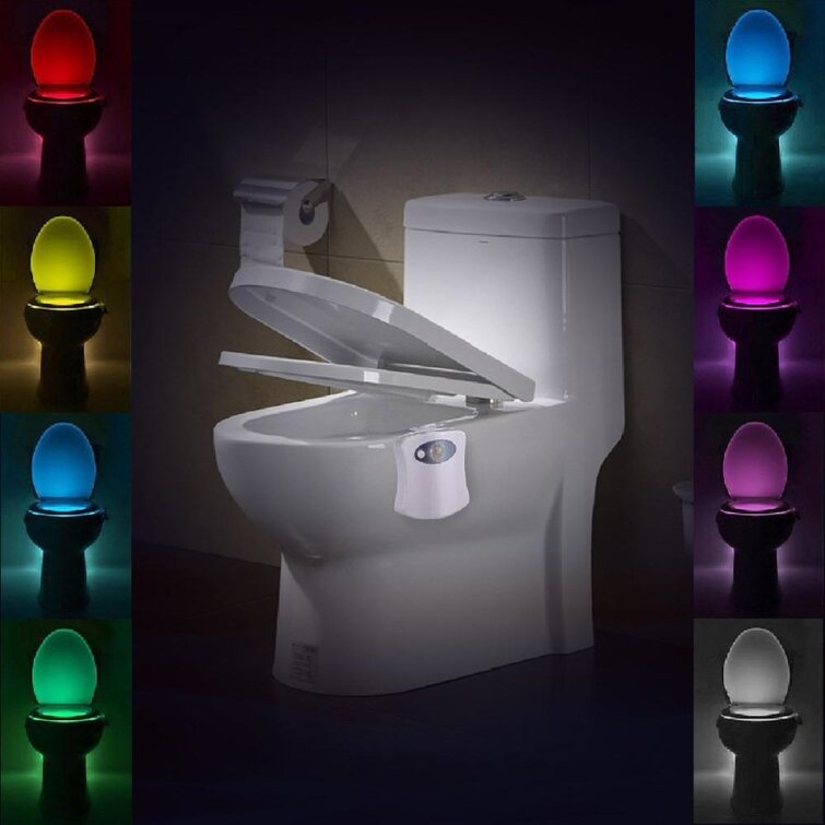 Sharper Image Motion-Activated LED Toilet Nightlight 