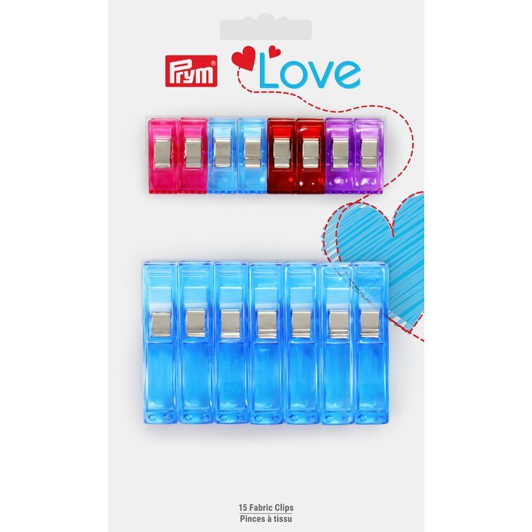 Prym Love Fabric Clips - Small 12 Pc.