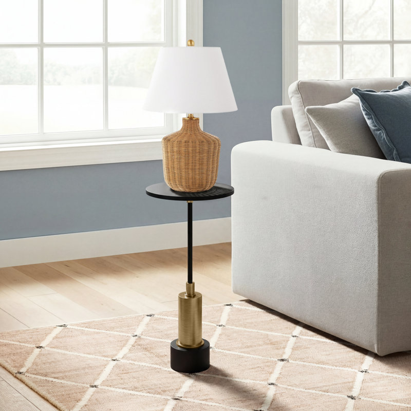 Chansler Glass Top End Table
