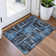 Machine Washable Indoor/Outdoor Xhevrie Black Rug