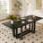 82" Extendable Trestle Dining Table