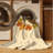 Machine Washable Champlost Thanksgiving Modern & Contemporary Abstract Rug in Beige – Beige Binding-1656250207