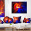 Taie d'oreiller et insert abstrait