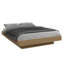 Chambre à coucher Zen KAPPA - Lit plateforme avec table de chevet (1) - Assemblage facile, aucun sommier requis-1824740554