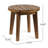 16" Wood Side Table In Rustic Style, Finish, Build Of Wood, With Style-1182617873