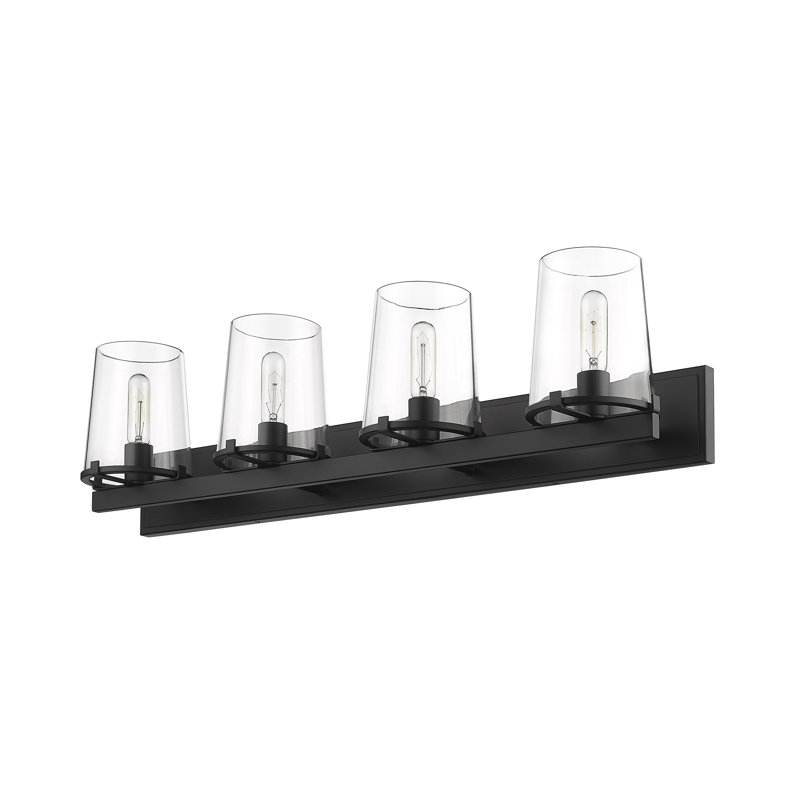 Ahmaud 4 - Light Dimmable Vanity Light, Matte Black