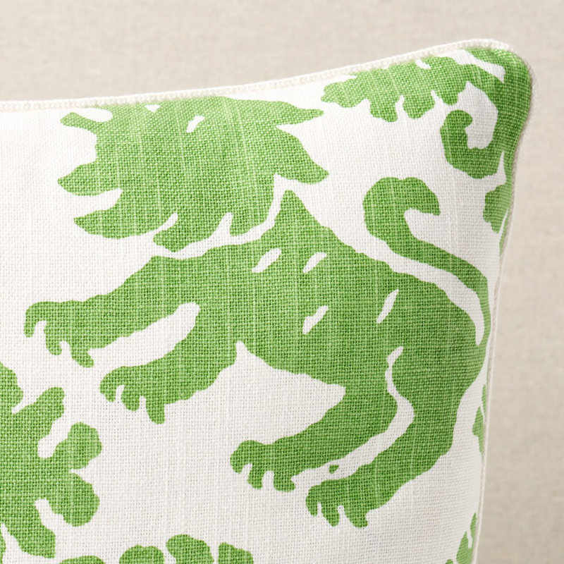 Regalia Pillow, 18" x 18", Green