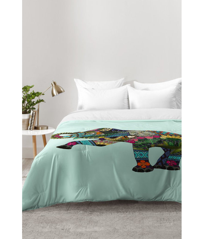 Ensemble d'édredon Sharon Turner, Édredon pour lit simple TG + 1 taie décorative
