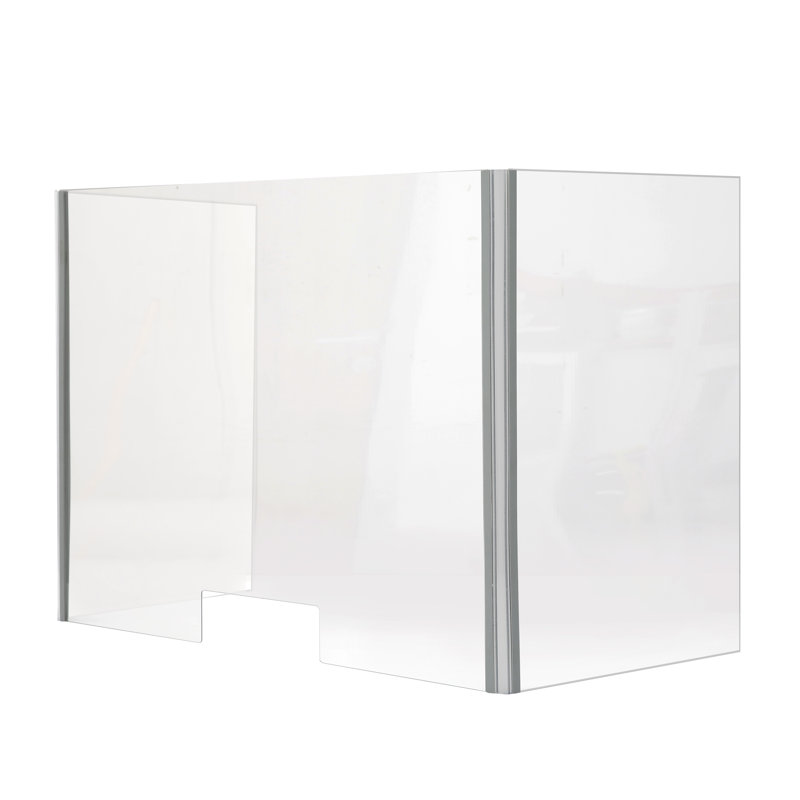 Protège-éternuement en plastique 1 panneau, H 16 po x l 18 po x P 9 po