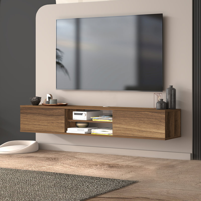 Bonacci TV Stand for TVs up to 78", Natural