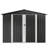 8 ft. W x 6 ft. D Galvanized Steel Storage Shed-100556272
