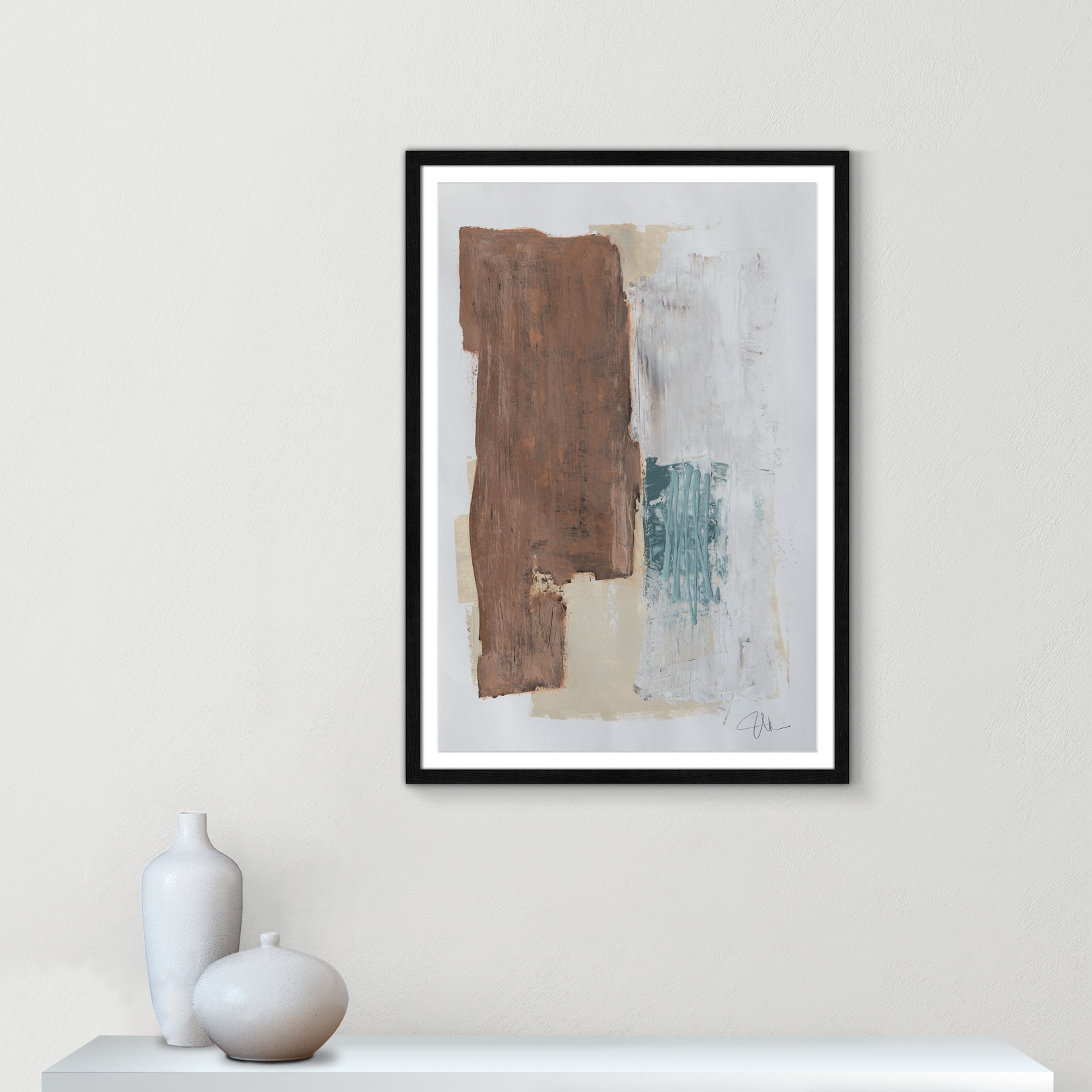 Rosena I Print, 35.5" H x 25.5" W x 0.75" D, Black Framed