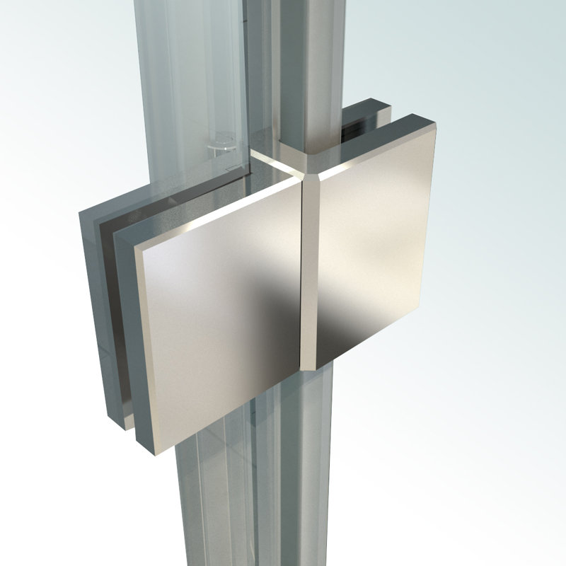 60'' W 77.5'' H Framed Shower Enclosure, Chrome