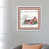 White Floater Framed selected