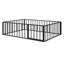 Structure de lit en métal avec clôture et porte-303810734-303810733