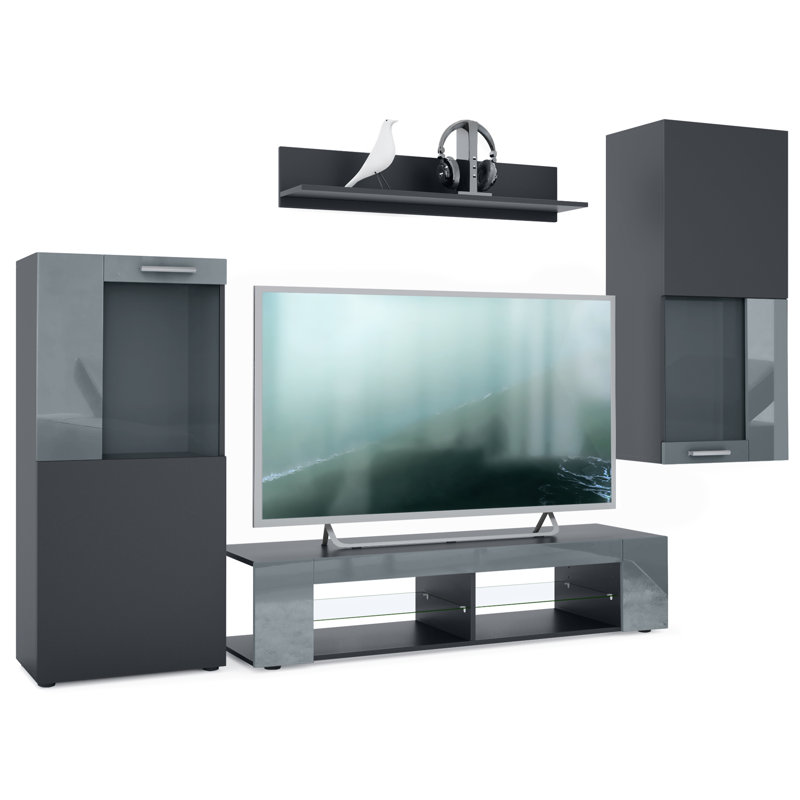 Killion Entertainment Unit, Avola anthracite/Black (matt)