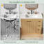 Meuble-lavabo simple 36 po avec plateau en SMC Adonia-898473094-898473092