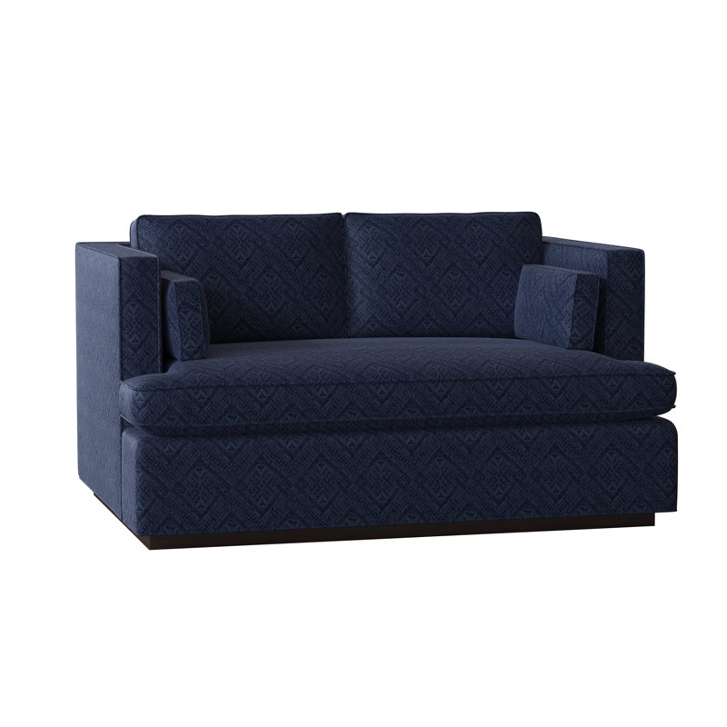 Central Park Loveseat, Black Walnut, Gray