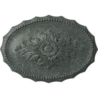 Médaillon de plafond Oxford Endurathane, l 16 7/8 po x H 11 3/4 po x P 1 1/2 po