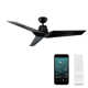 60" Vortex 3 - Blade Outdoor/Indoor Smart Standard Ceiling Fan with Wall Control Included, Works With Alexa and iOS or Android App