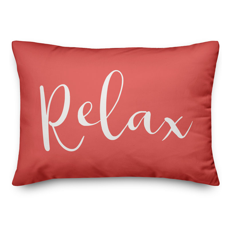 Outdoor Throw Pillow, Coral