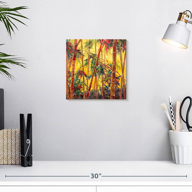 Harnek Lush Bamboo Grove II, 10" H x 10" W