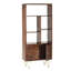 Aanika 180cm H x 80cm W Solid Wood Standard Bookcase-1917315735