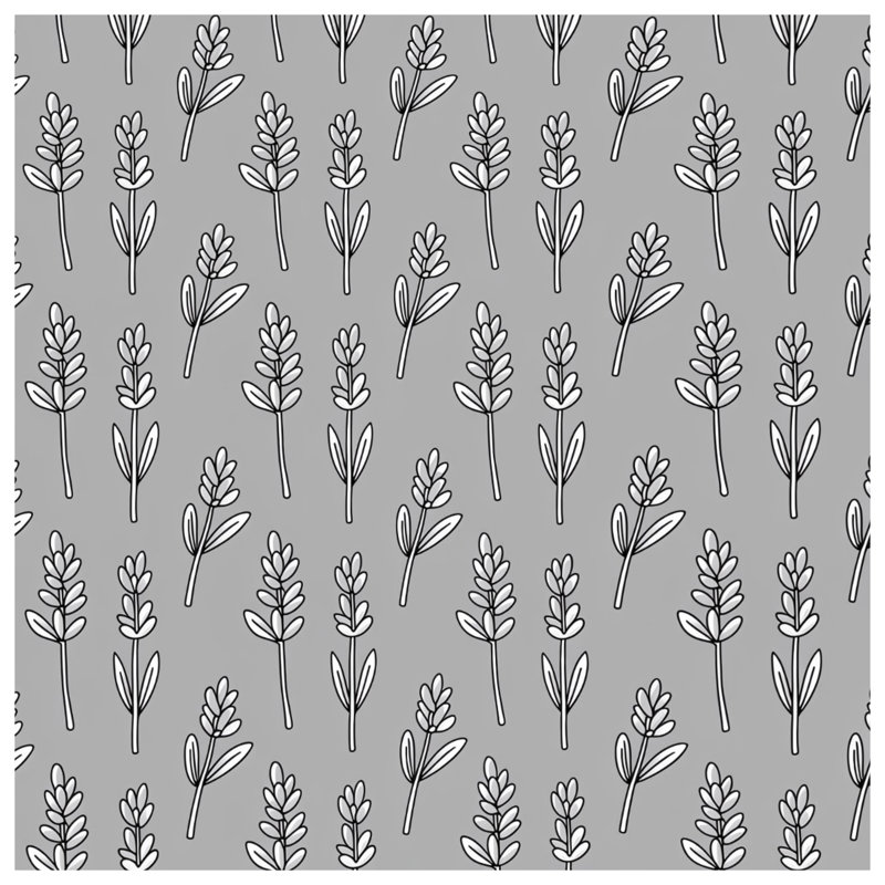 Couette à motif de croquis, Simple extra long