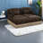 Modern Sofas, Leopard Chenille Modular Loveseat, Spacious Home Lounge