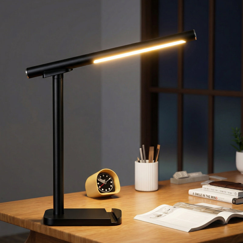 2-In-1 Magnetic Dimmable LED Desk Lamp, USB Rechargeable Task Light With Detachable Light Tube, 3CCT And Touch Control Dimming For Office And Reading