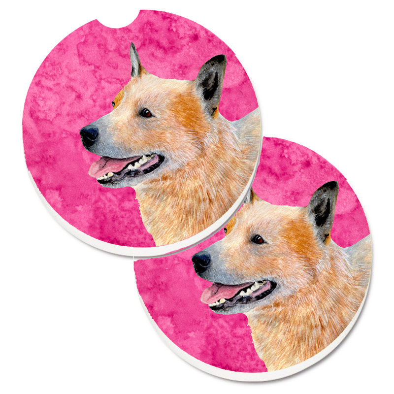 Sous-verre barbu collie voiture, Bouvier australien