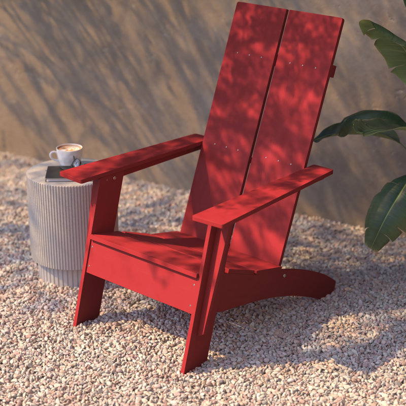 Chaise de patio Balir, Rouge
